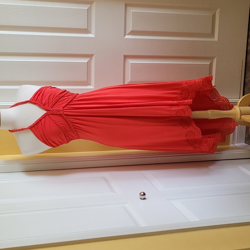 VENUS RED SUN DRESS, SIZE S
